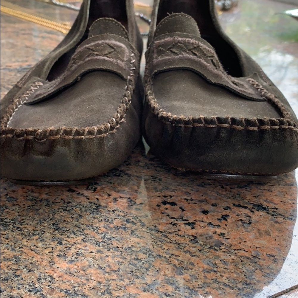 Bottega Veneta ESPRESSO Men’s Suede Loafers - Picture 6 of 7